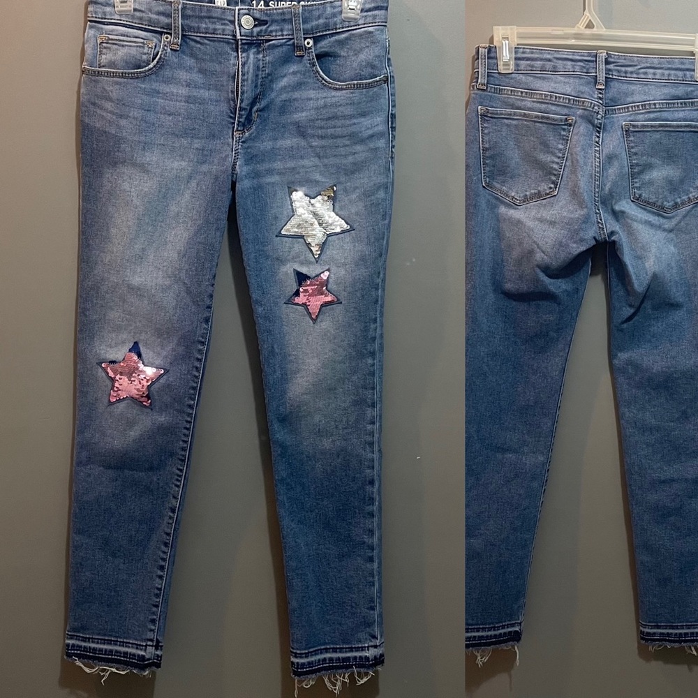Girls Gap Super Skinny Ankle Jeans Size 14